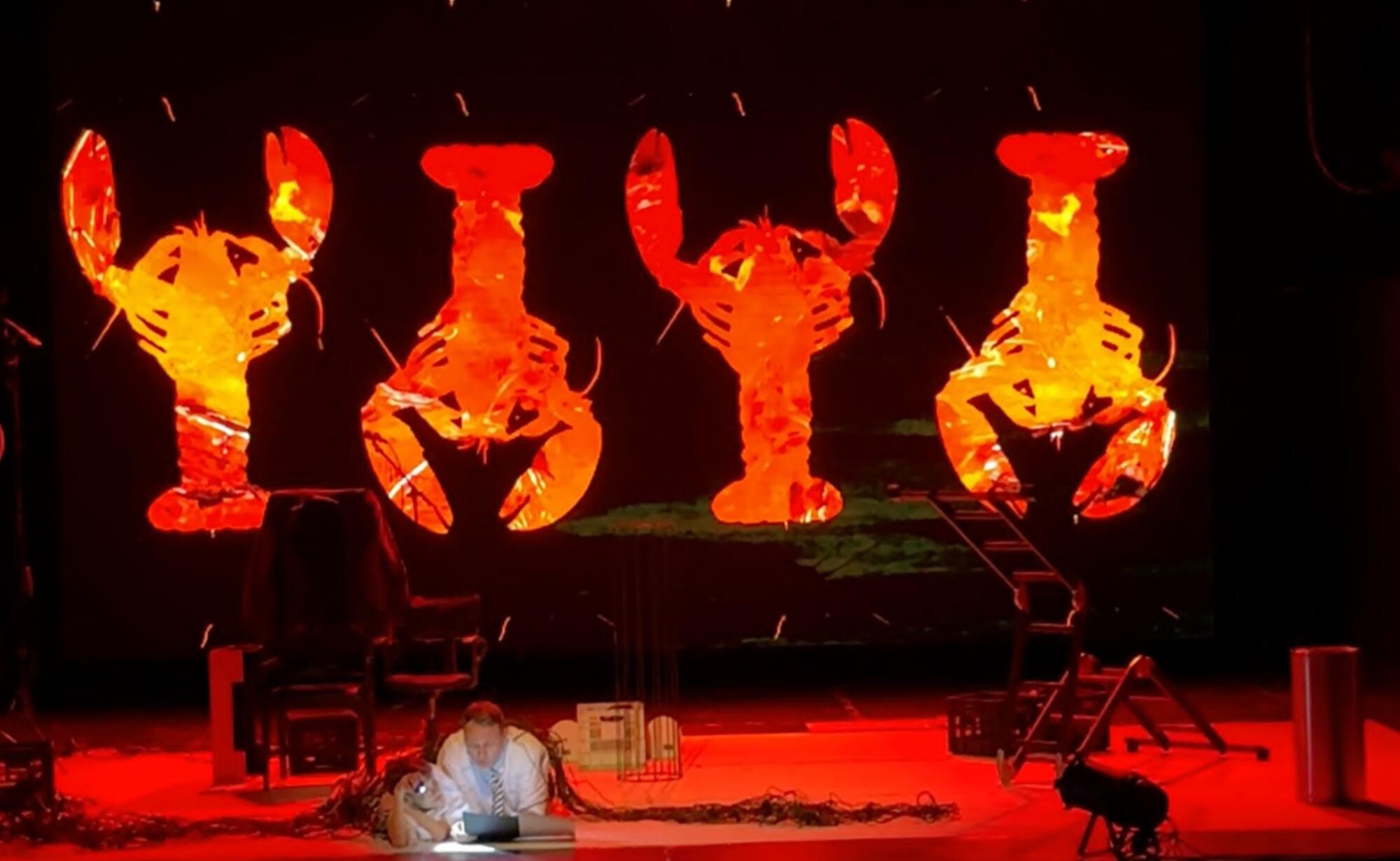 Natan, stage production, projection design