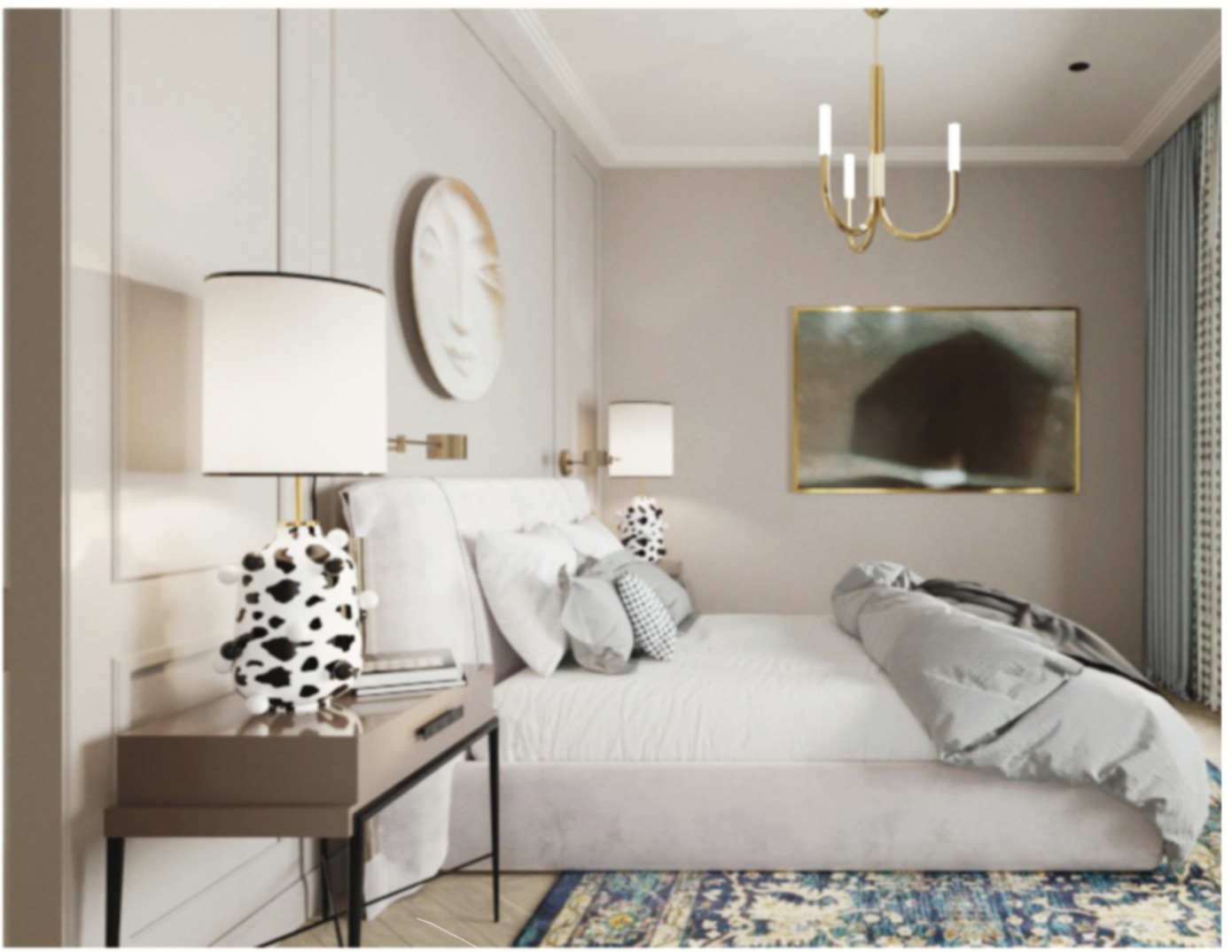 Private bedroom interior design
