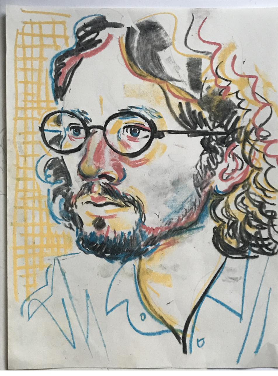 Custom portrait, pastel