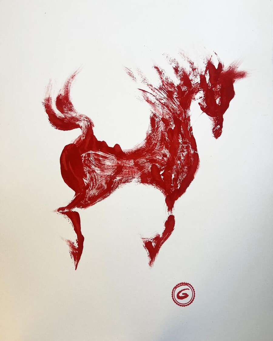 Horse (Running) — A2